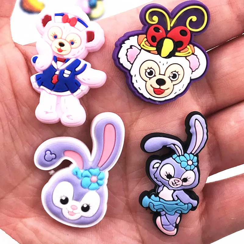 1 шт. Стелла Лу кролик Даффи Медведь ПВХ плоский задник мультфильм животное