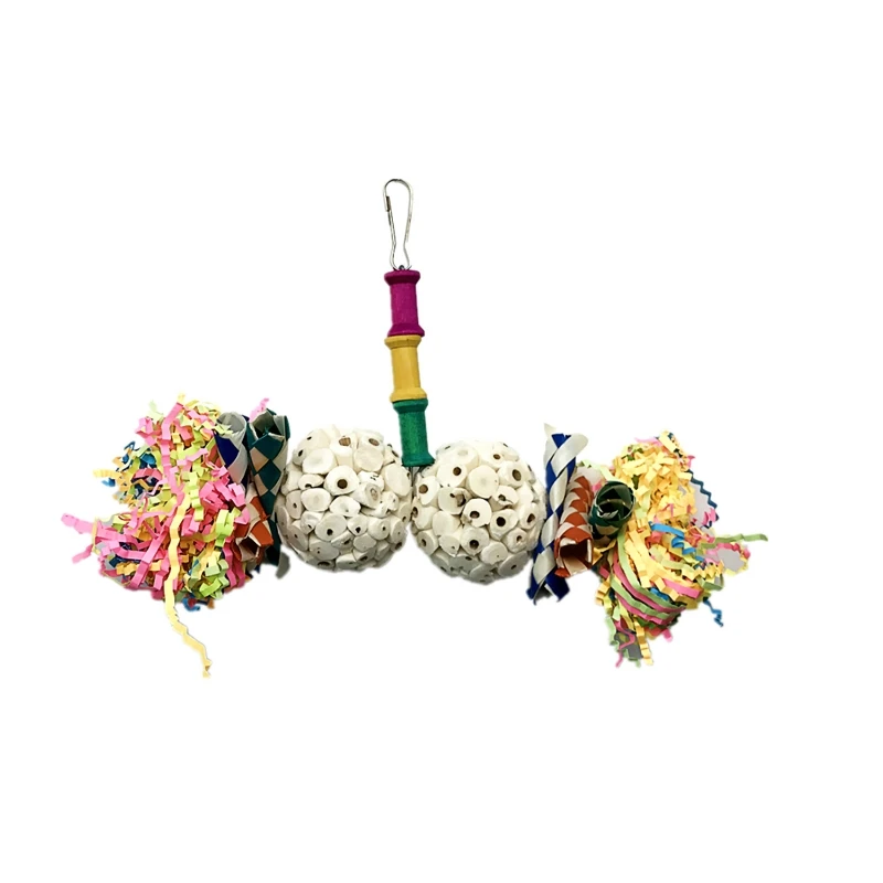 

Игрушки для животных в виде попугаев, кусания Солы из красной бумаги