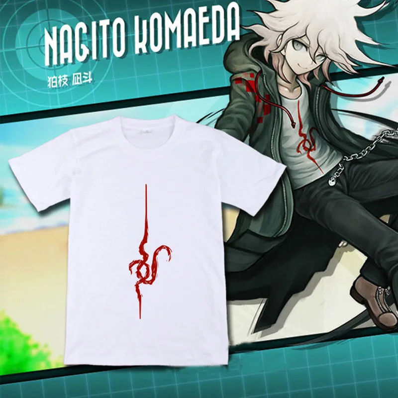 Danganronpa футболка Летняя Dangan Ronpa хлопковая с короткими рукавами Повседневная Monokum