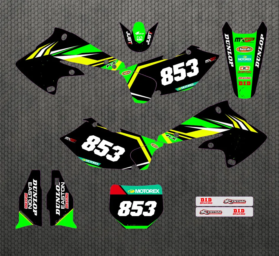 Наклейки для мотокросса KXF 250 3M на заказ наклейки графические наборы Kawasaki KXF250 KX250F