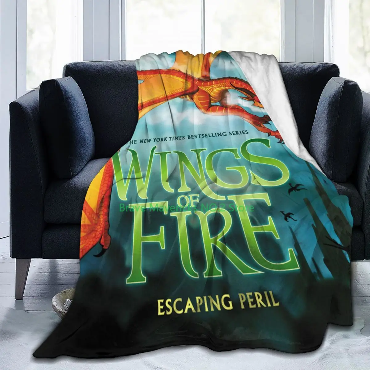 

Одеяло BWings Of Fire, мягкое Фланелевое покрывало для украшения дома