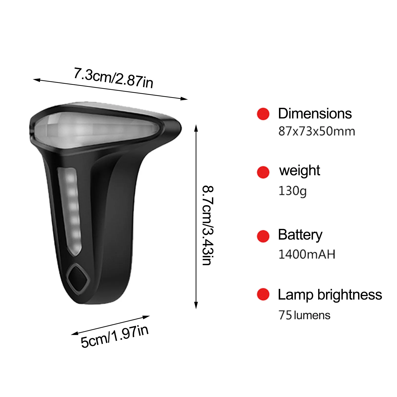 

Bicycle Smart Sensor Brake Light COB Smart Turn Signal USB Charging Tail Light Bicycle Light