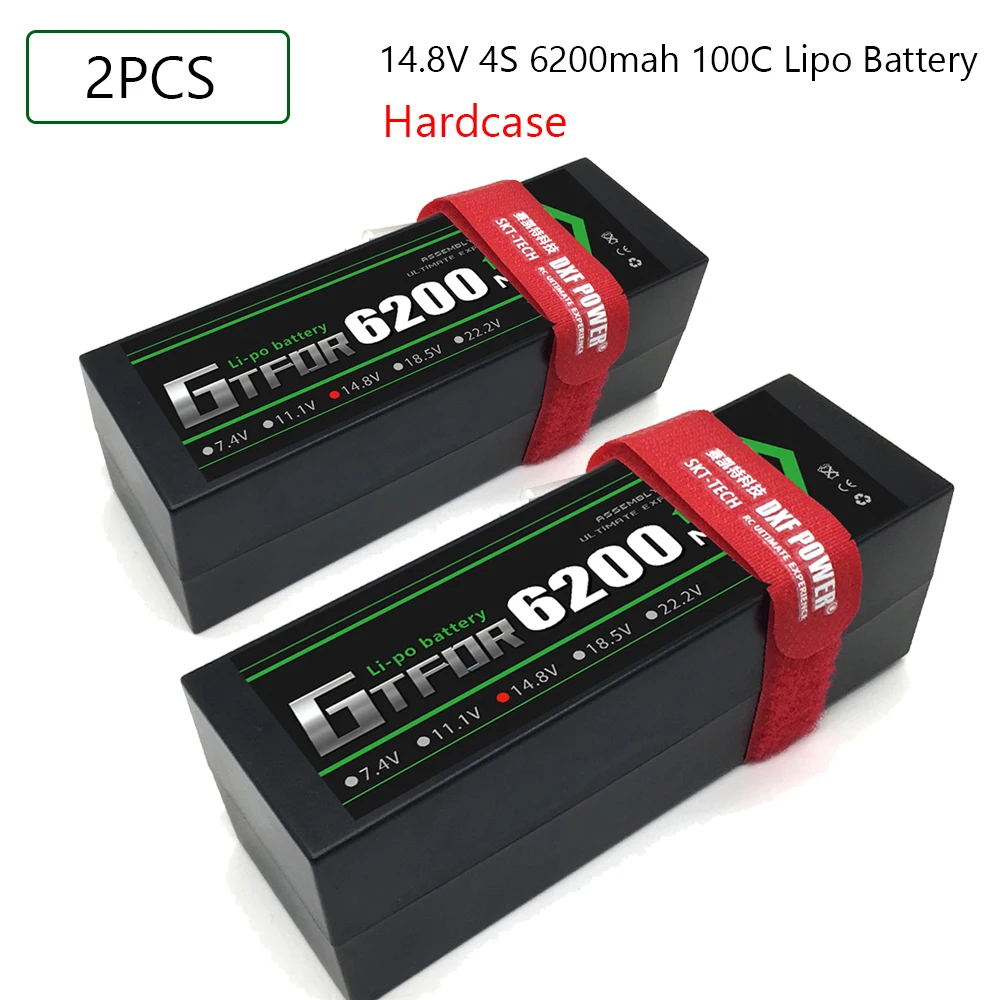 GTFDR lipo аккумулятор 4S 14 8 v 6200mAh 100C 200C hardcase для 1/8 1/10 автомобиля вертолета лодки