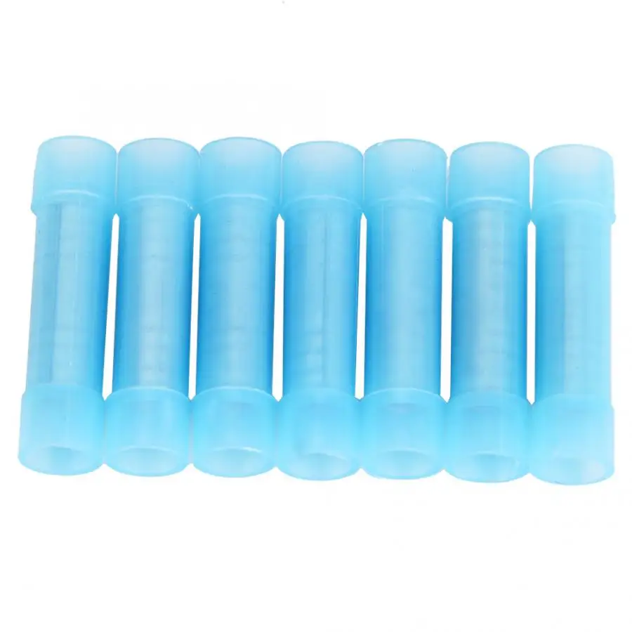 100 шт. обжимной клеммный соединитель синий нейлоновый изолированный