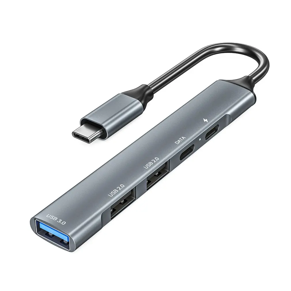 

5 в 1, многофункциональный адаптер USB Type-C для зарядки
