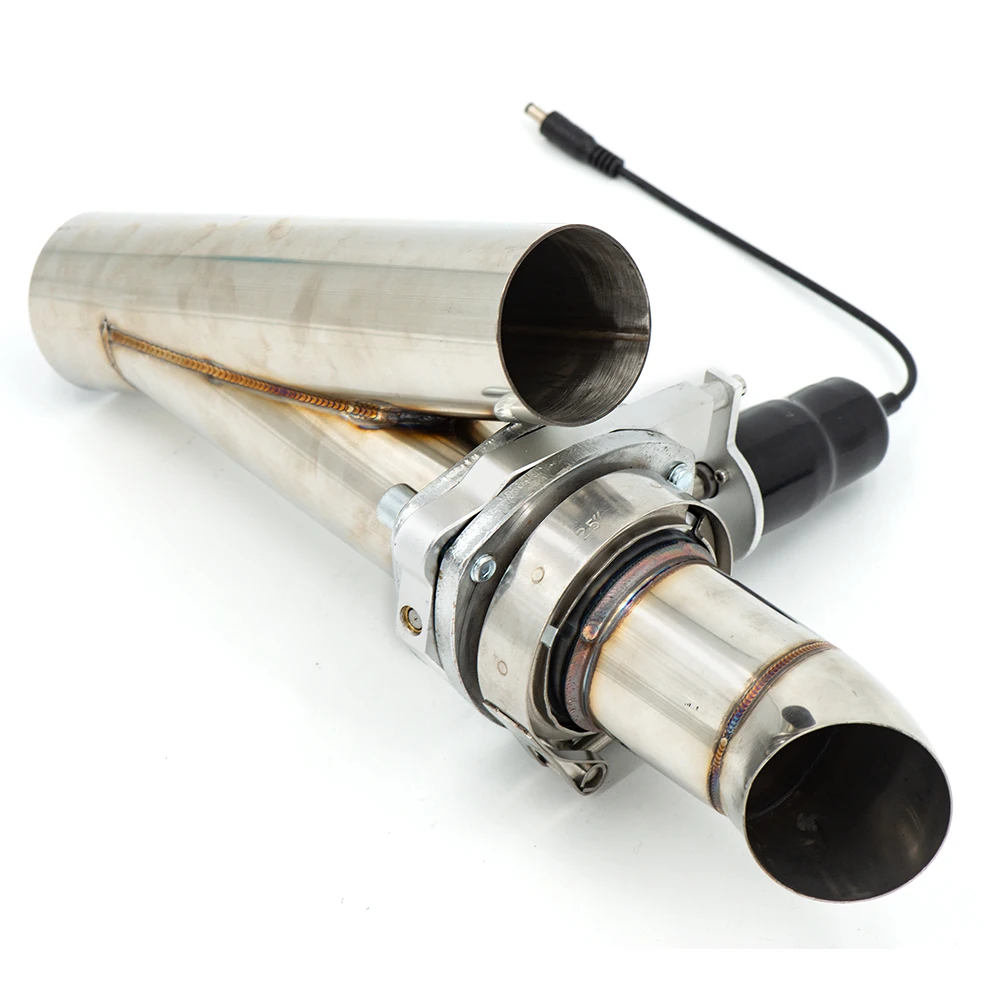 Универсальный 2 5 3 дюймов прямой электрический клапан глушителя вырез Системы