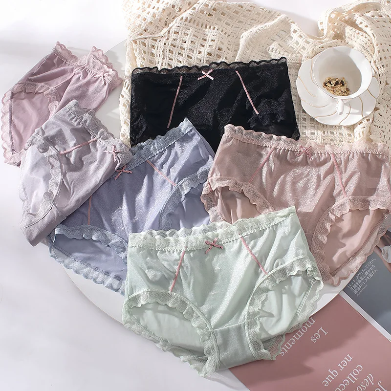 

Girly panties Girl Underwear Child's Underpants Briefs short panties lady Older children XWH-1636-12p