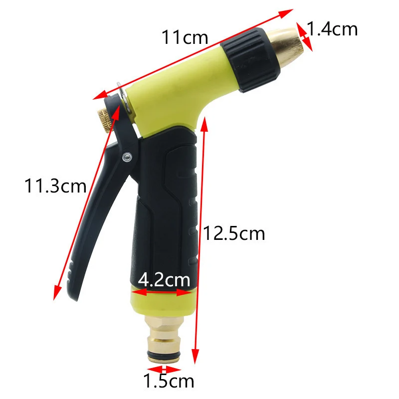 

Adjustable Garden High Pressure Water Gun Sprinkler Nozzle Garden Hose Suitable