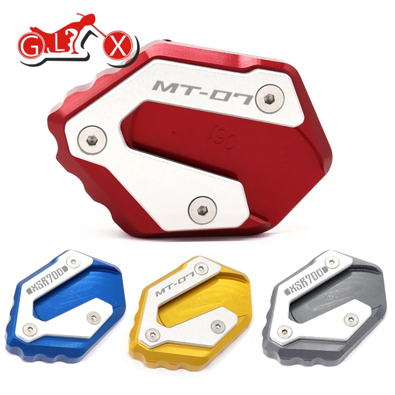 

For YAMAHA XSR700 MT07 FZ07 XSR 700 MT 07 FZ 07 2018 2019 2020 Accessories Kickstand Side Stand extension Enlarge Plate Pad