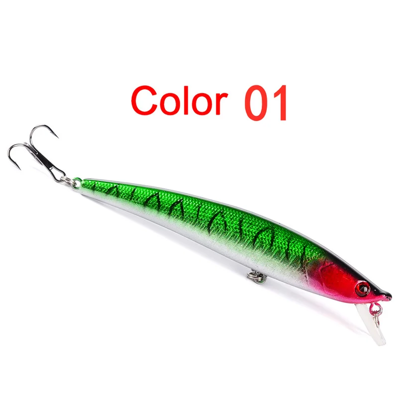 

1 pcs 11.5cm 11g Lifelike Floating Japan Hard Bait Minnow Fishing Lure Tight Wobbler Jerkbait Treble Hooks Plastic Isca Fish