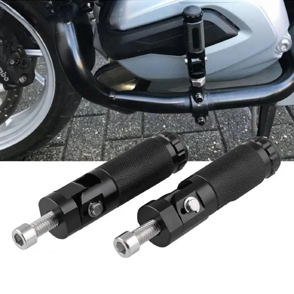 

2 Pcs Foot Pegs I Shape Folding Aluminum Alloy Motorcycle Folding Pedals for 8mm Install Bolts Motorcycle/Bicycle Accessories