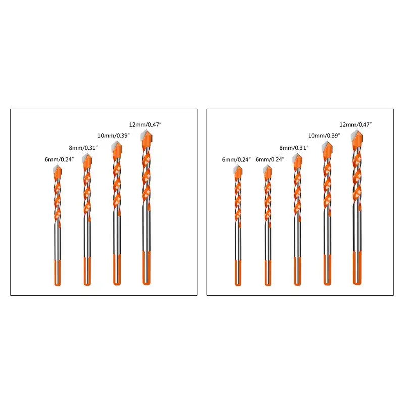 

Multifunctional Drill Bits Ceramic Glass Punching Hole Working Sets