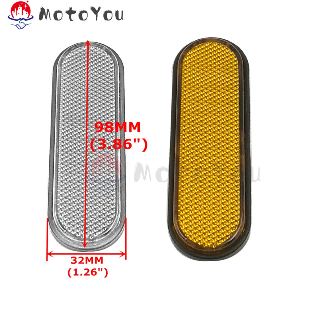 Отражатель для передней вилки мотоцикла желтые Предупреждение ющие наклейки