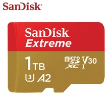 New SanDisk Micro SD Card A2 1TB 512GB 400GB Mcrosd Original TF Card Flash Card U3 Memory Card V30 Up To 160MB/s