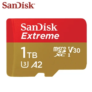new sandisk micro sd card a2 1tb 512gb 400gb mcrosd original tf card flash card u3 memory card v30 up to 160mbs free global shipping