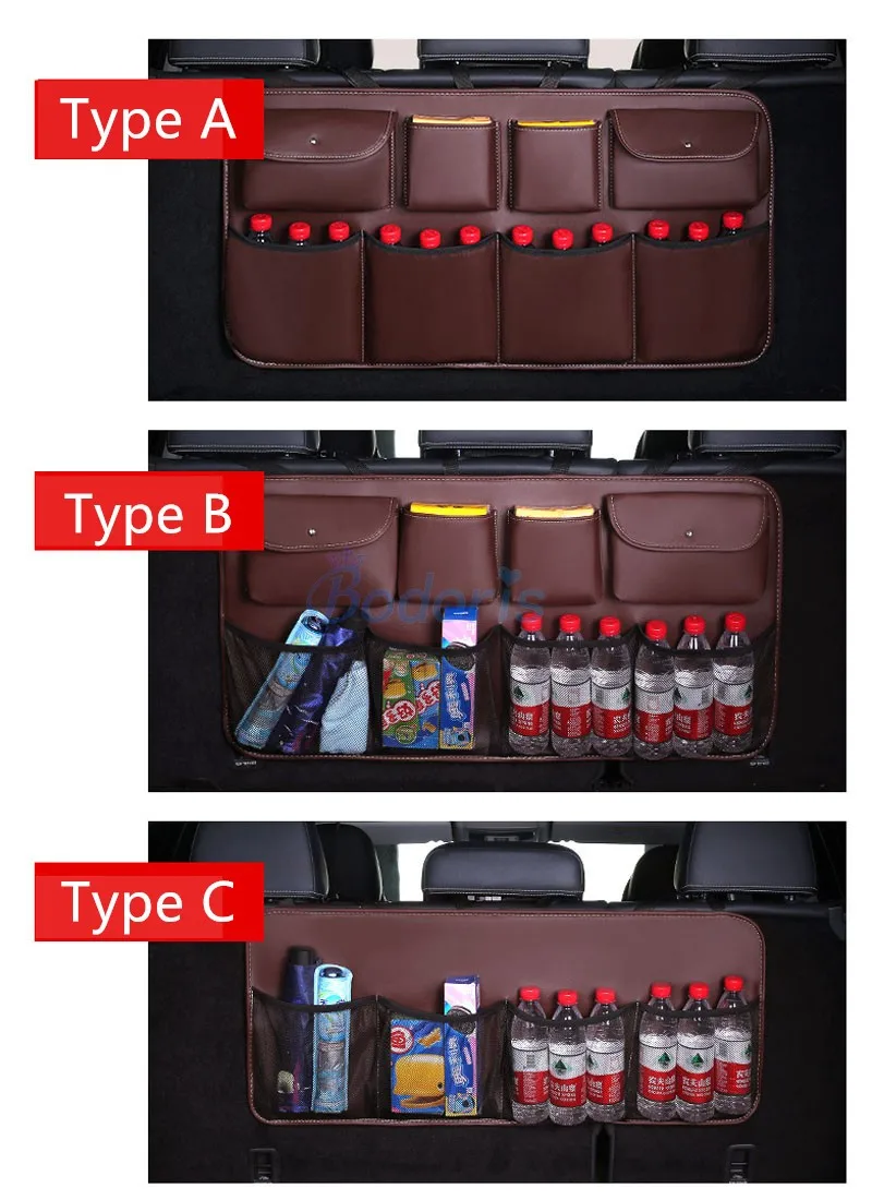 For Toyota Land Cruiser 100 FJ LC100 1998-2007 Rear Seat Back Storage Bag Car Trunk Strowing Tidying Auto Organizer Accessories |