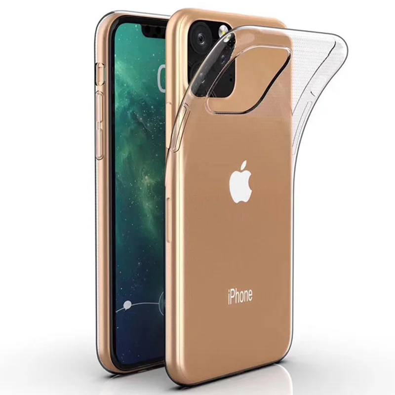 Гелевый Чехол для iPhone 11 Pro прозрачный чехол Max силиконовый мягкий из ТПУ 11|Бамперы|