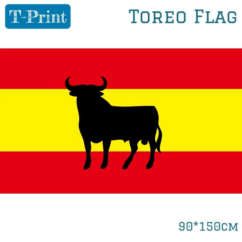 Флаг Испании Bullfight 90x150 см украшение 3x5 футов испанский бой быков флаг для Tourada Toreo