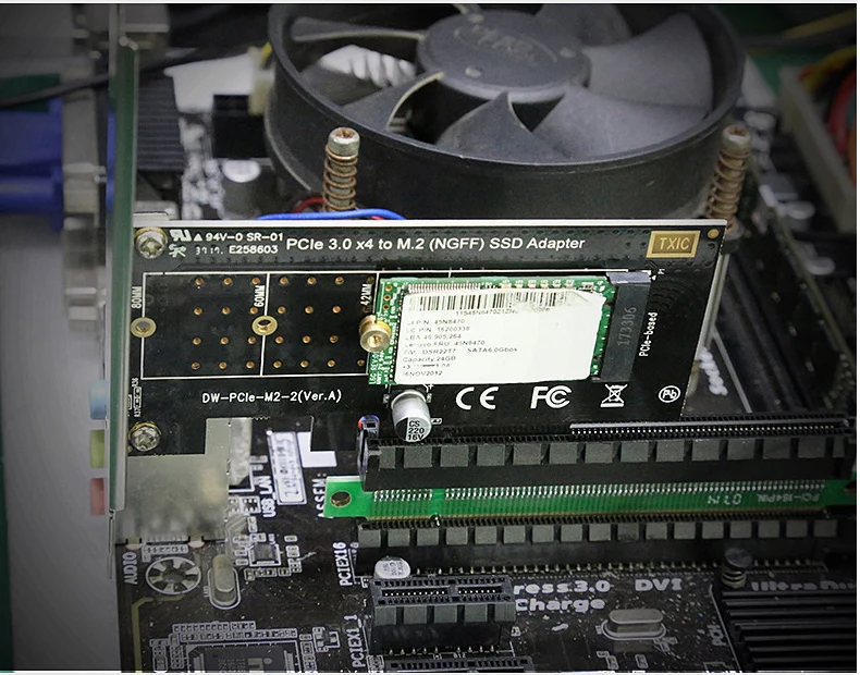 Утхай T16 M.2 NVME PCI-E адаптер M.2 NVMe SSD PCIE 3,0X16X8X4 переходная карта для M ключ интерфейс SSD карты расширения