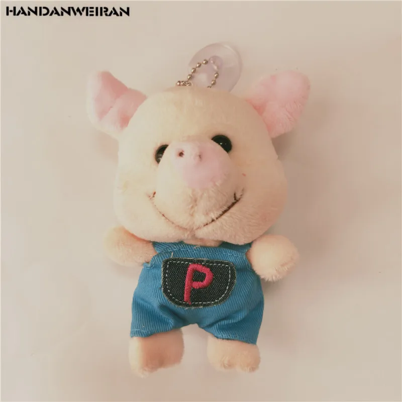 

1PCS New Cute Holiday Gift 13CM Strap Cowboy Pig Pendant Animal Fill Pendant Christmas Gift For Girls&Boys&Childs HANDANWEIRAN