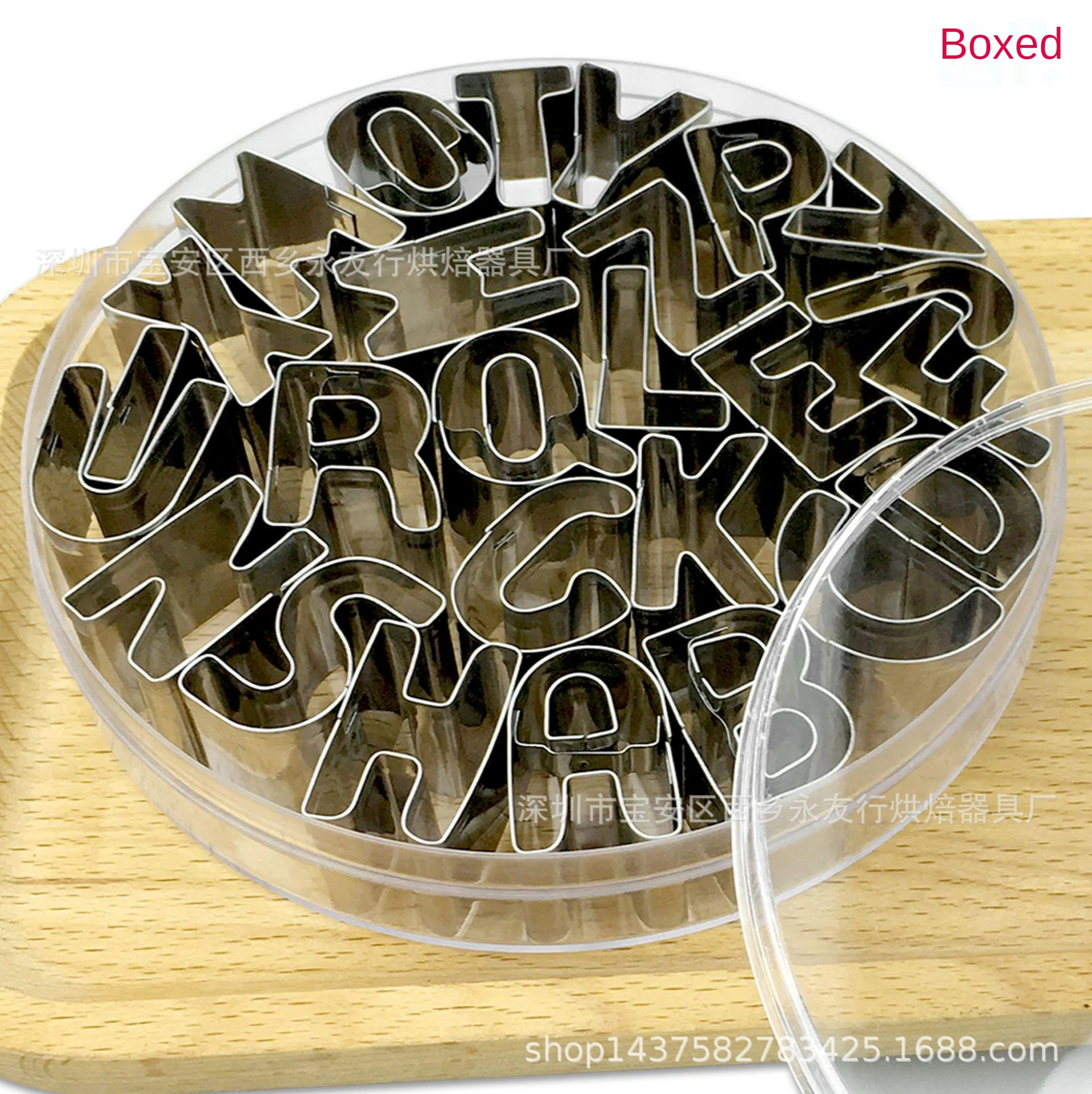 

26pcs Letter Biscuit Mold Fruit Cutter Cake Mold Baking English Cookie Mold Letter Noodle Cut