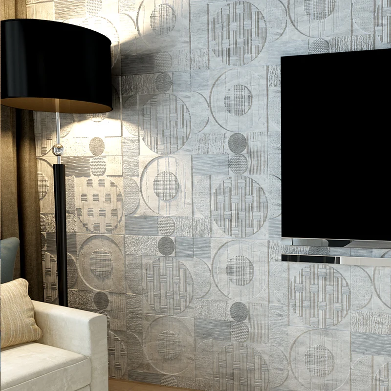 

3D Solid Wall Stickers Thickening Wallpaper Living Room Wall Bedroom Decoration Room Classical Pattern Creative Anti-collision