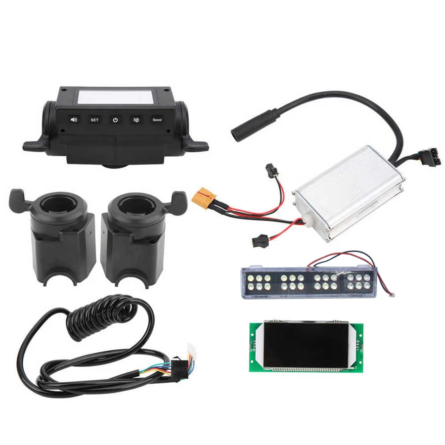 

Electric Scooter Controller Kit 36V 350W Motor Digital Display Controller Dashboard Brake Headlight for KUGOO ETWOW