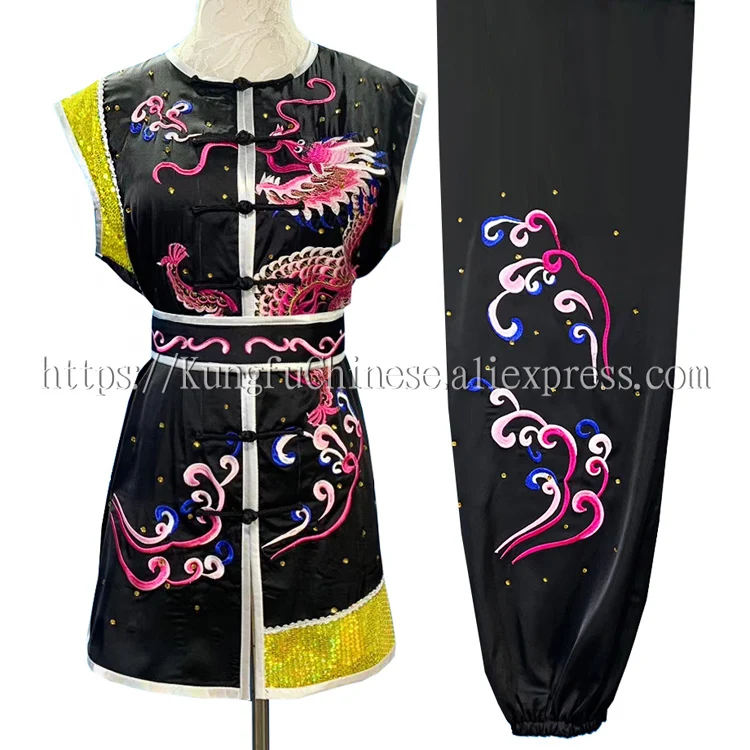 Китайская ушу форма для кунг-фу Одежда Боевые искусства костюм Nanquan наряд taolu