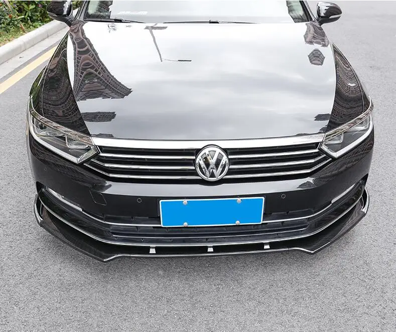 Для Volkswage Passat B8 Body kit спойлер 2018 2019 ABS задний передний бампер диффузор защитные