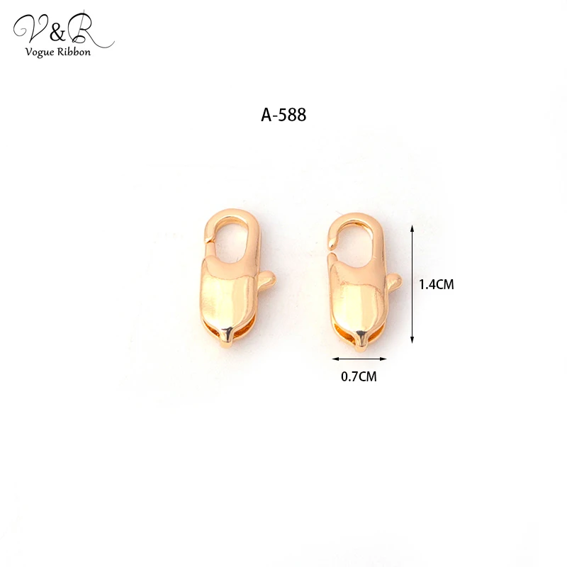 Аксессуары материал металлическая омаровая застежка для модных ювелирных