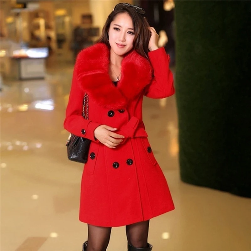Утепленная шерстяная куртка зима осень 2019 модное пальто женское Шерстяное