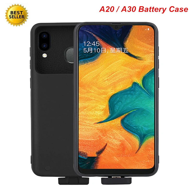 Для samsung Galaxy A20 A30 батарея чехол зарядное устройство Капа банк питания для Чехол |