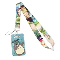 pf099 anime neck strap lanyard for keys id card gym mobile phone straps usb badge holder diy hang rope lariat lanyard set