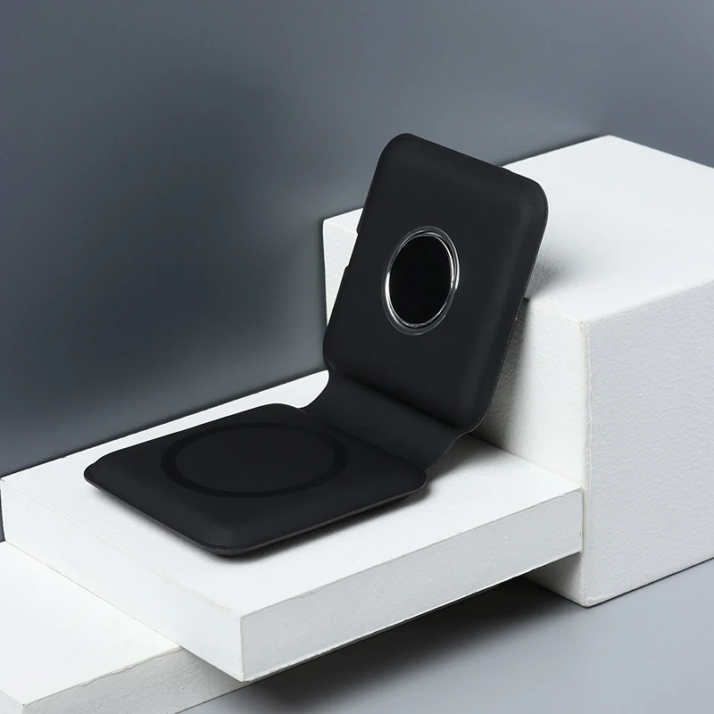 Cargador magn&eacute;tico inal&aacute;mbrico para Apple iPhone 12 Mini 11 Pro X XS Max, almohadilla de carga r&aacute;pida para Airpods Watch, nuevo, Original-0