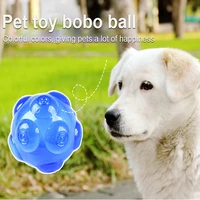 pet chew toys cat dog molar interactive sounding toy tpe bite resistant bouncy ball pet teeth care cleaning supplies dog toys