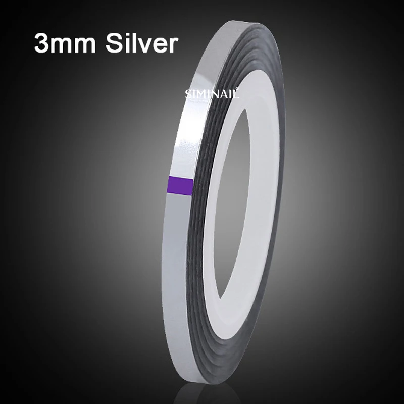 1 мм 2 3 линия для ногтей рулон стикер зачистки фольги нейл арта Лента лазерная