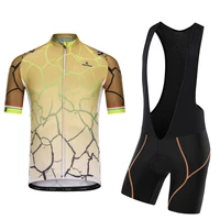 mens short sleeve cycling jersey with bib shorts summer lycra light bike clothing suit quick dry breathable back pocket