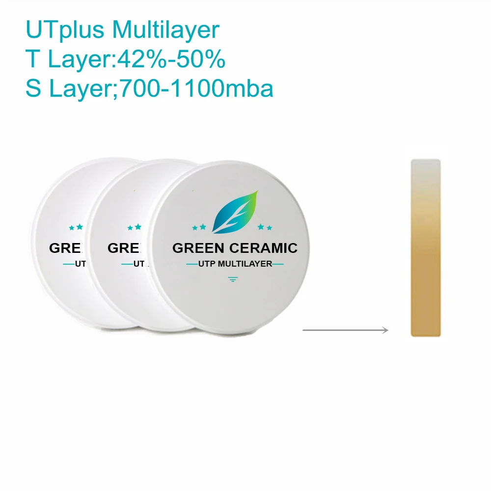 

UT Mutilayer Dental Zirconia Disc Zirkon Zahn System with Vita 16 + Color
