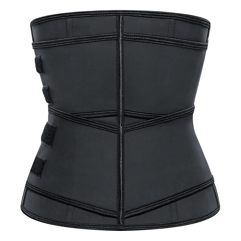 Women's High Compression Slimming Body Shaper Waist Trainer Cincher Trimmer Belt Hooks Double Girdle Corset Abdominal Plus size