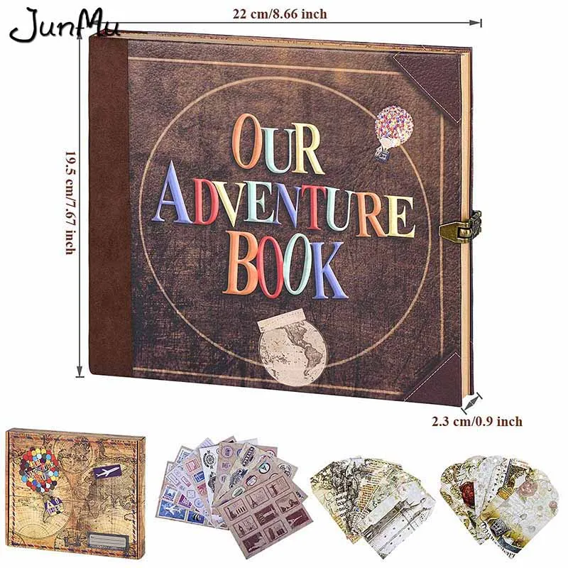 Наш альбом My Adventure фотоальбом ручной работы Pixar сделай сам для скрапбукинга