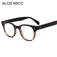 aloz micc men transparent glasses frame women square anti blue rays coating acetate eyeglasses retro computer myopia frame glass