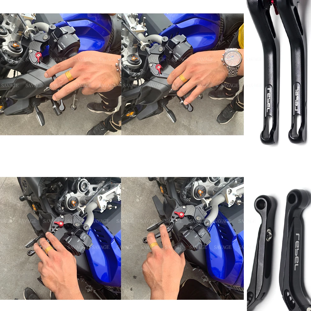 Тормозной рычаг сцепления для HONDA CMX 300 500 REBEL 18 19 мотоцикл складной выдвижной длинный Регулируемый логотип CMX300 CMX500