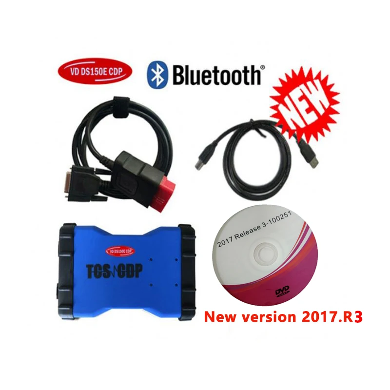 2020 VD DS 150E CDP программное обеспечение 2017R3 Keygen Obd Obd2 Bluetooth автомобильный тестер