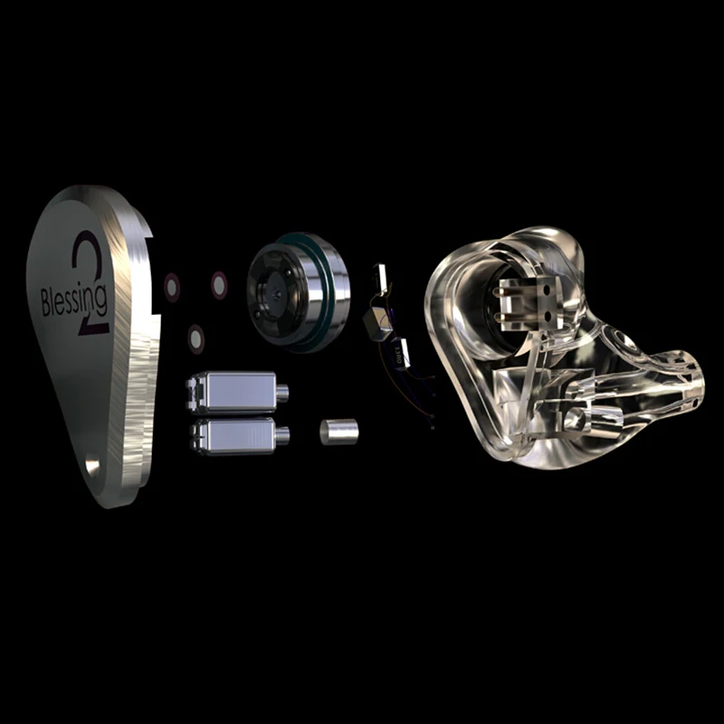 

Original For MOONDROP Blessing 2 In-Ear Monitor Earphone 1DD+4BA Hybrid Technology Blessing2 Headphones With Detachable Cable