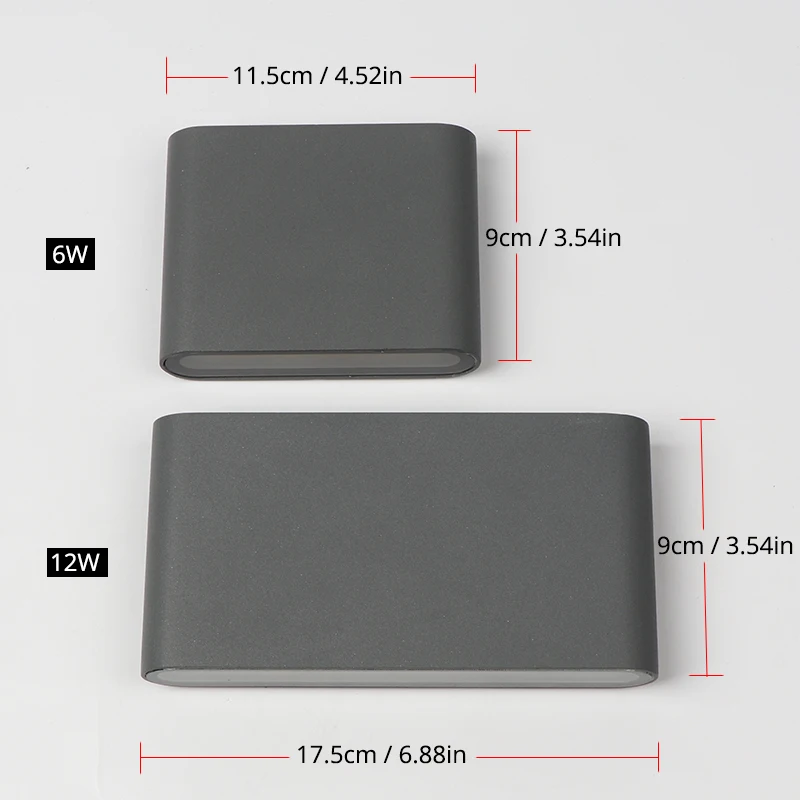 Светодиодный настенный светильник [VSSHOME] 6 Вт 12 внешний для сада