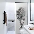 Пленка для окон с тигром, не клейкая, защита от солнца, контроль тепла, тинт для окон, домашний декор