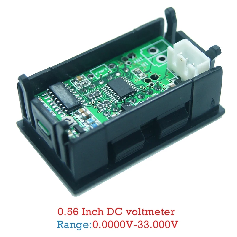 GTBL Digital 0.56inch LED Display 5 Bits DC 0-33.000V Voltmeter Voltage Meter Tester | Инструменты