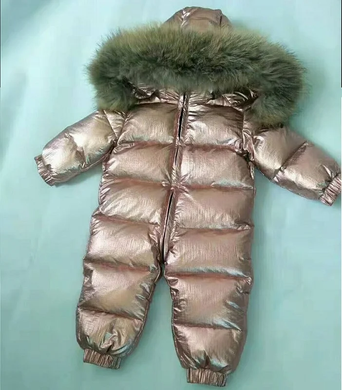 2019 зимний комбинезон для маленьких девочек и мальчиков теплые комбинезоны с