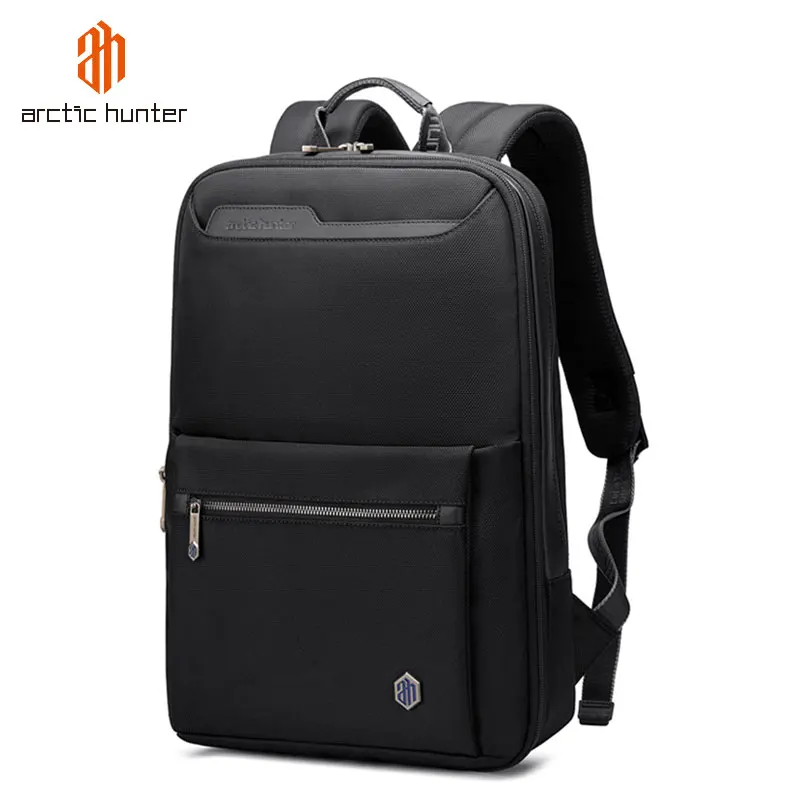 

Мужской деловой рюкзак ARCTIC HUNTER, черная расширяемая многофункциональная сумка для ноутбука 15,6 дюйма, дорожная школьная сумка, 2019