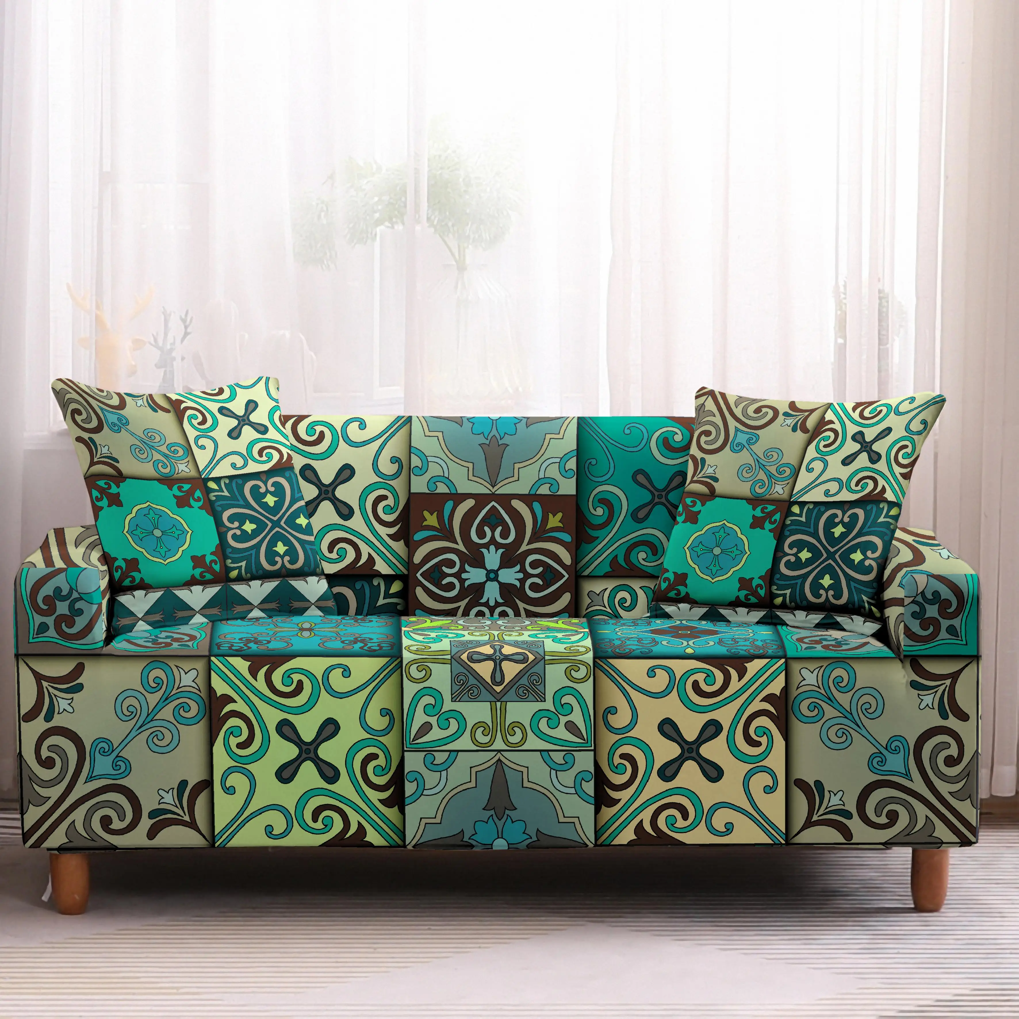 

Home Decor Mandala Sofa Covers Elastic Couch Cover Sofa Slipcovers Sofa Protector Sofa Couch Cover 9 Colors